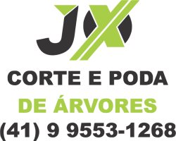 logo jx corte e poda PRETO